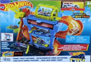 Hot Wheels toy race track in package